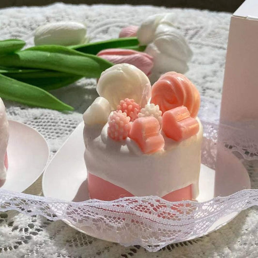 Birthday Cake Shaped Scented Candle