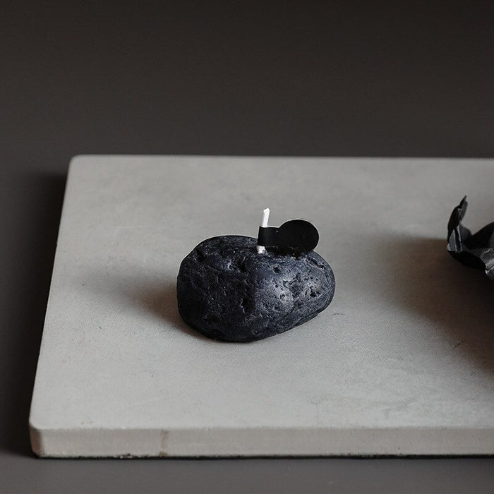 Black Lunar Shaped Scented Candles