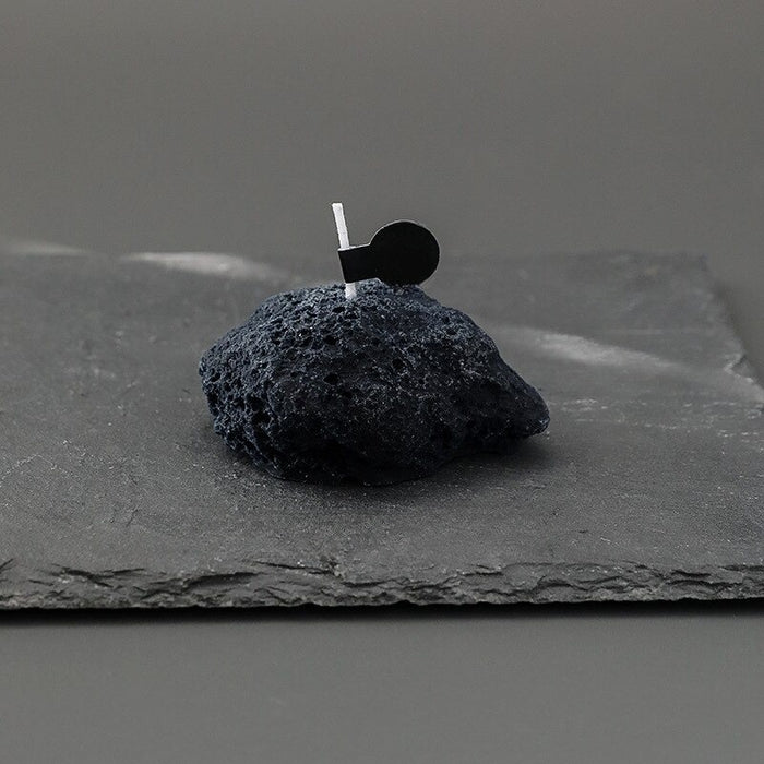 Black Lunar Shaped Scented Candles