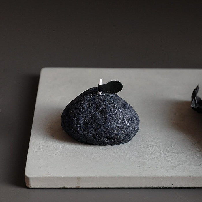 Black Lunar Shaped Scented Candles